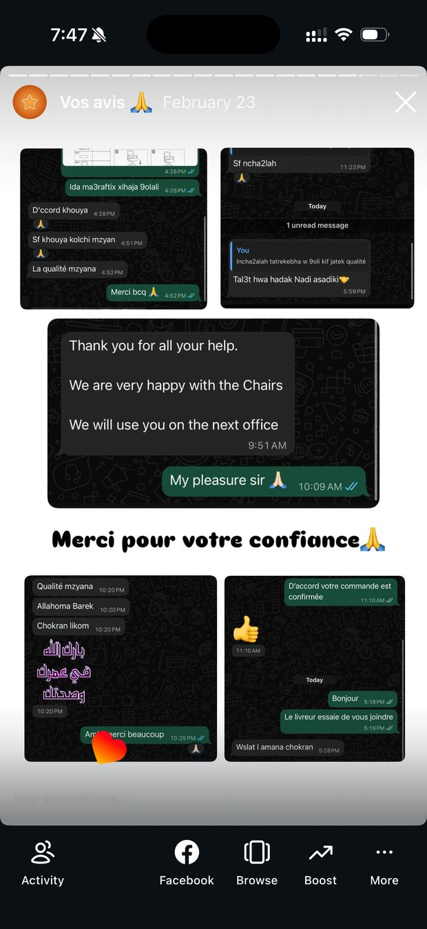 Avis client ChaisePro 18