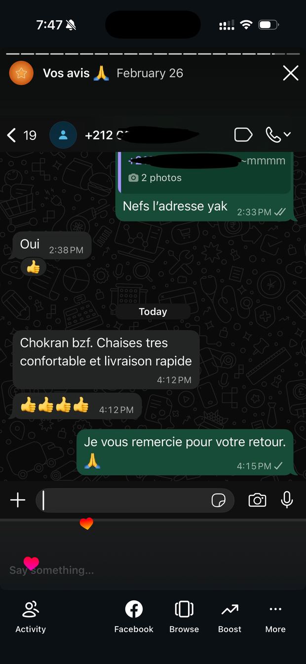 Avis client ChaisePro 19