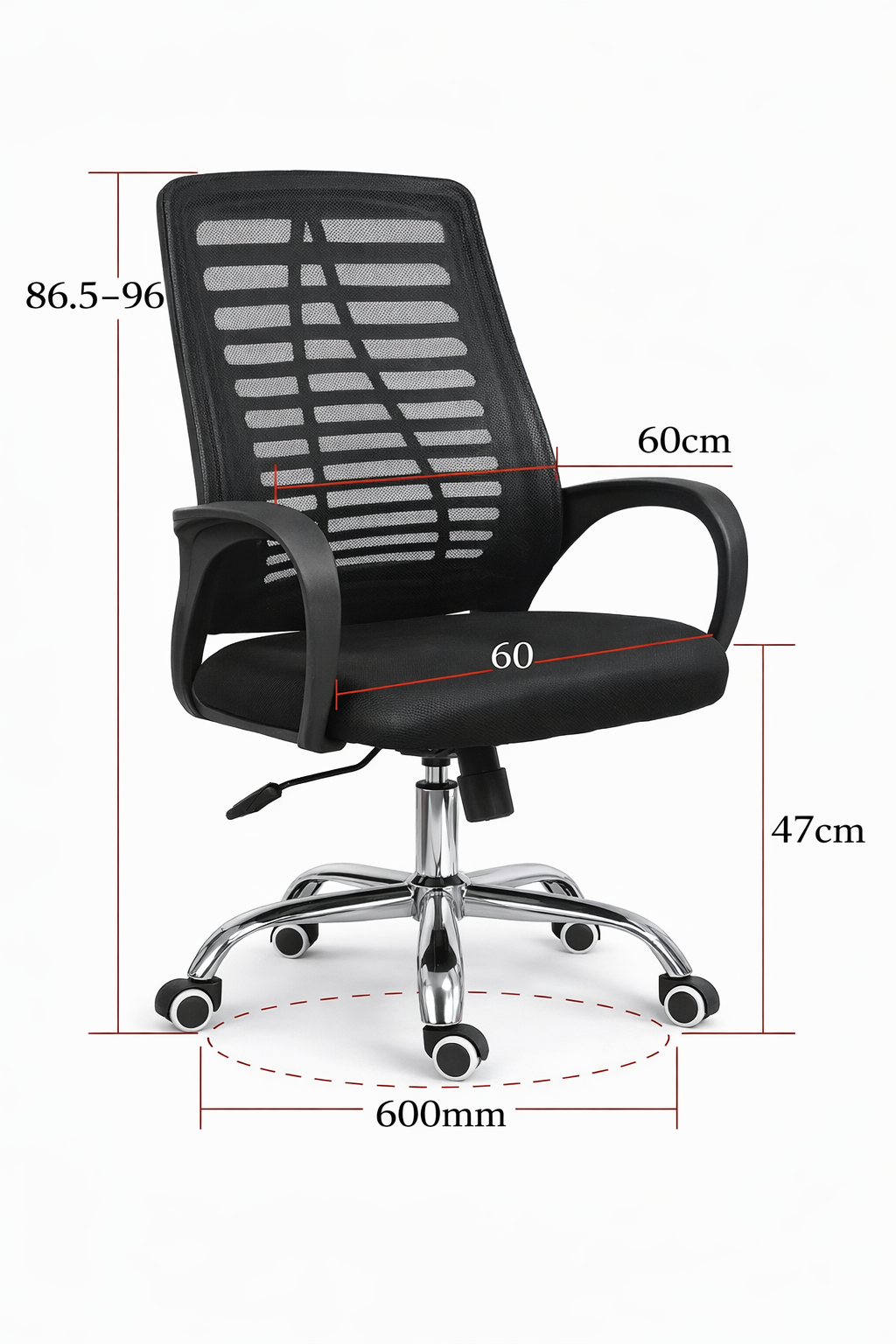 Chaise de Bureau VEO – Confort, Maintien et Design Moderne