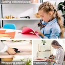 New Professional Laser Guided Stainless Steel Scissors for DIY Home Crafts Fabric Sewing Scissors Straight Cut Quick Cutting