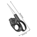 New Professional Laser Guided Stainless Steel Scissors for DIY Home Crafts Fabric Sewing Scissors Straight Cut Quick Cutting